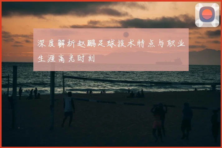 深度解析赵鹏足球技术特点与职业生涯高光时刻